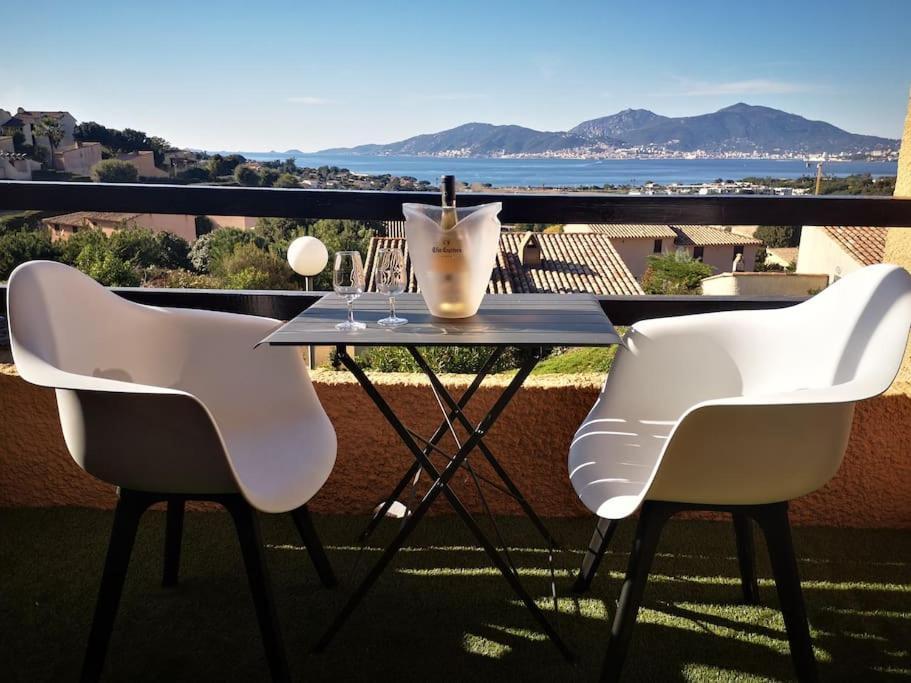 Porticcio : Magnifique T2 Piscine Vue Mer Grosseto-Prugna Экстерьер фото